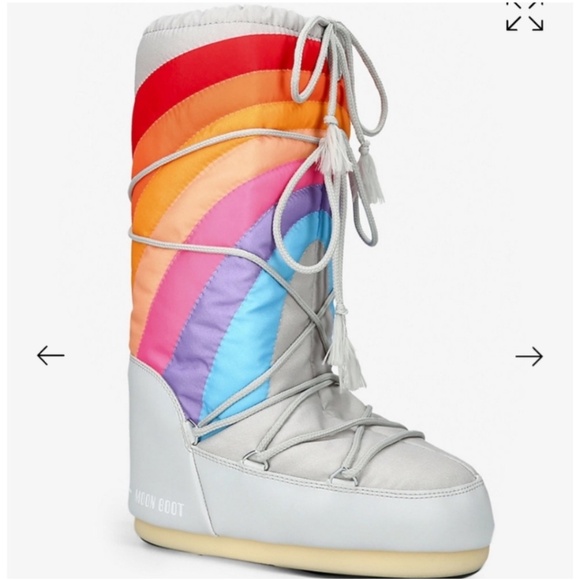 Moon Boot Icon Rainbow Snow Boots - Picture 2 of 10